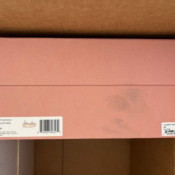 CULT GAIA ONYX PLATFORM Natural Leather Sandals - Picture 8 of 8